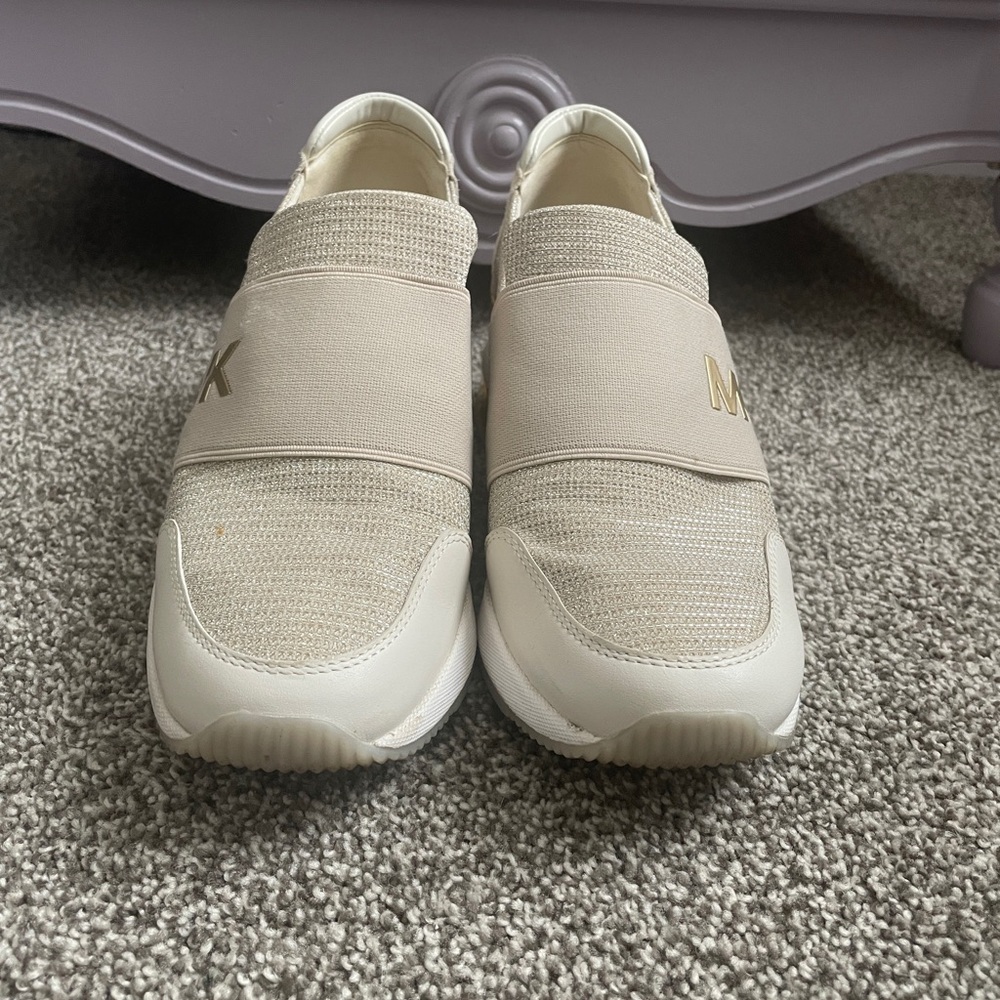 Michael Kors Women's Cream Slip-On Sneakers